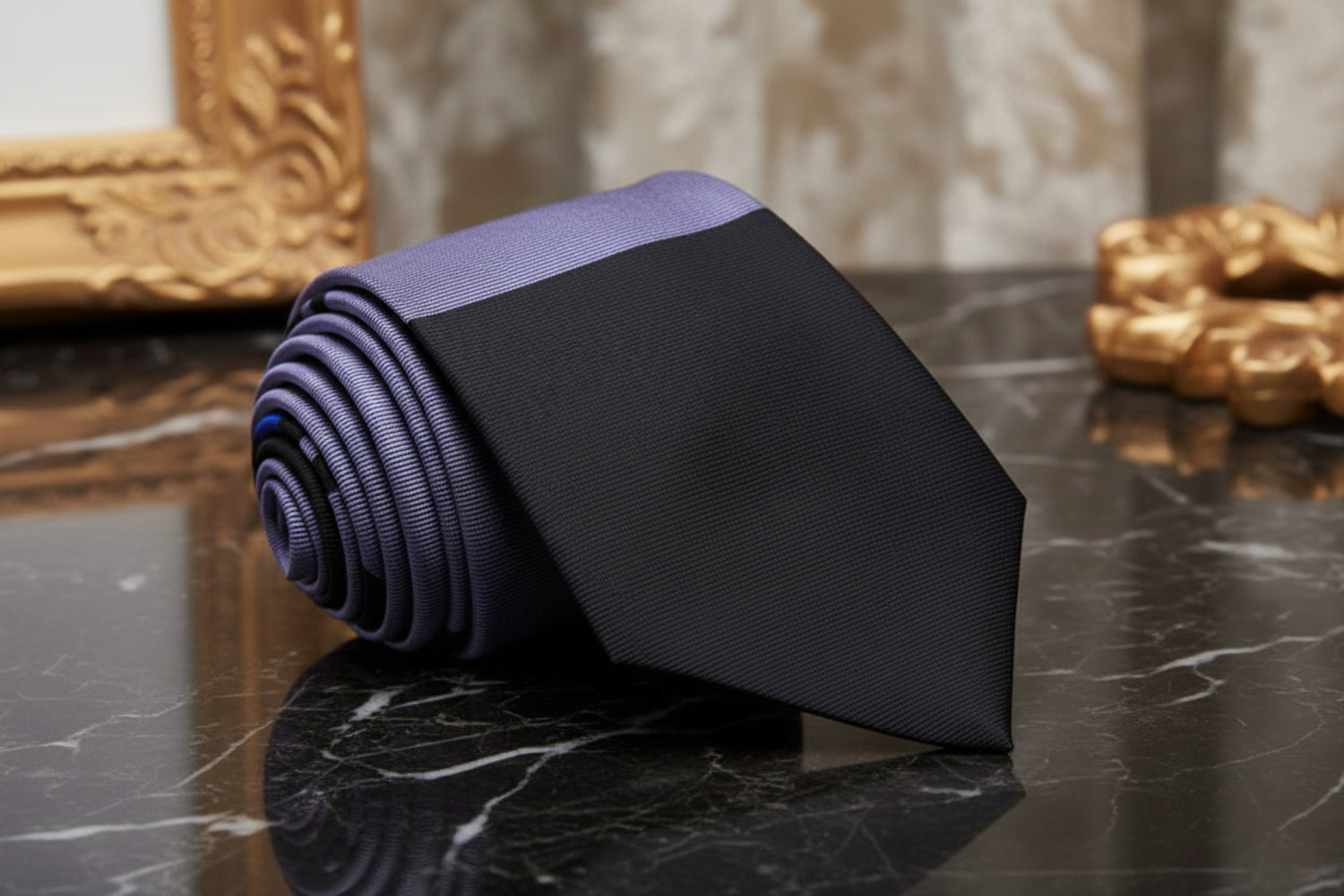 Blue Grey Black Tie||Blue