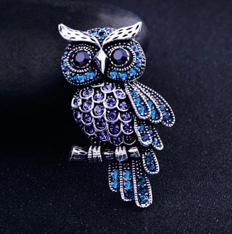 Smart Owl Lapel Pin