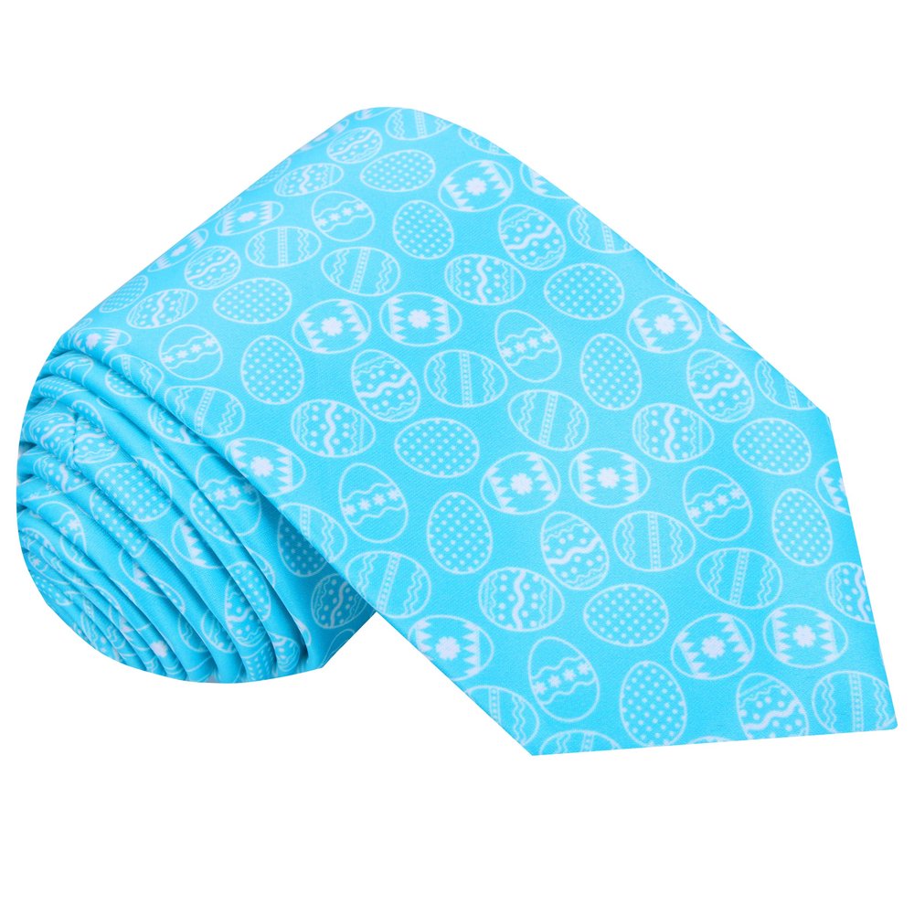 Bright Blue Easter Eggs Tie