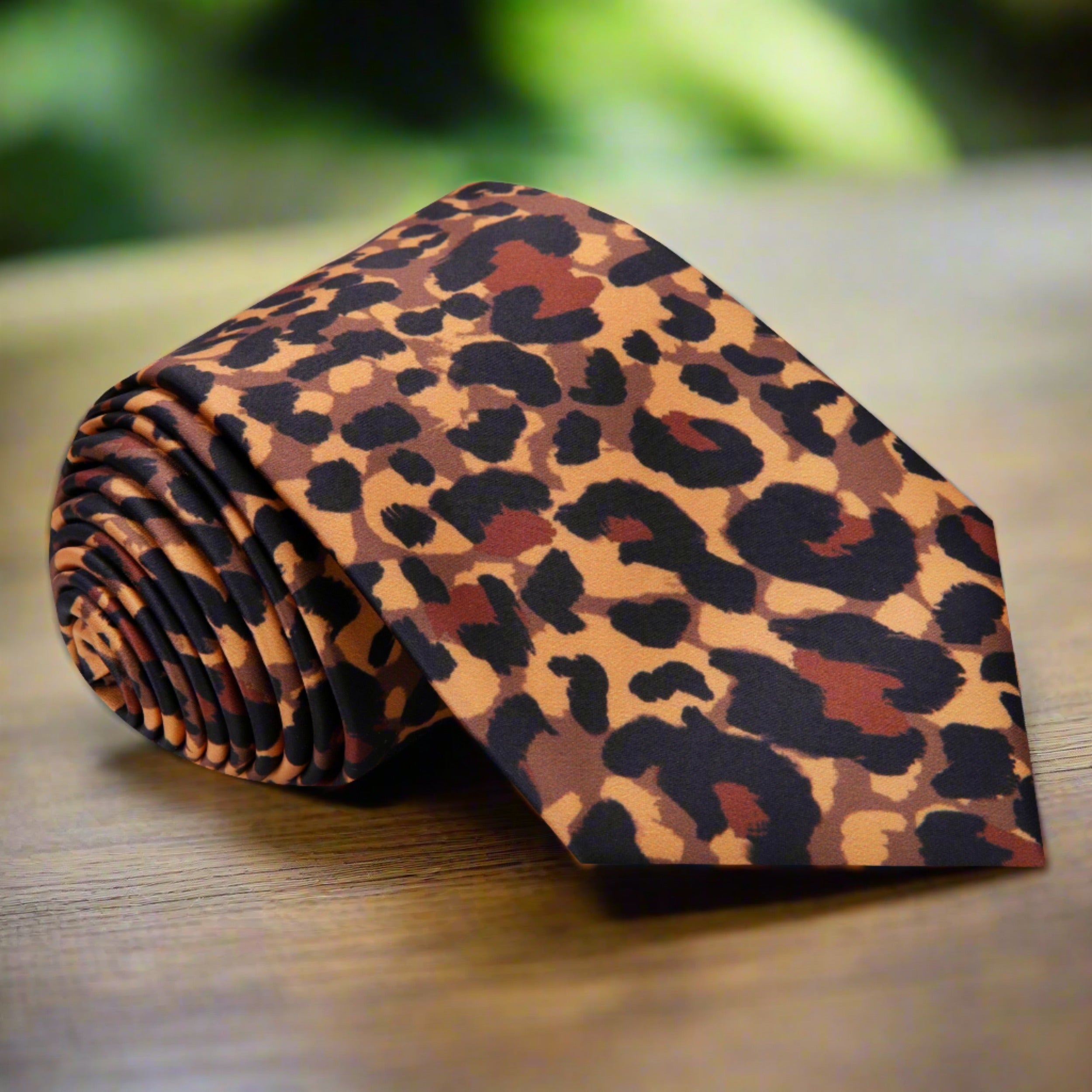 mens cheetah tie