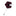 View 2: A Burgundy, White Colored Thick Petal Lapel Flower||Burgundy, White