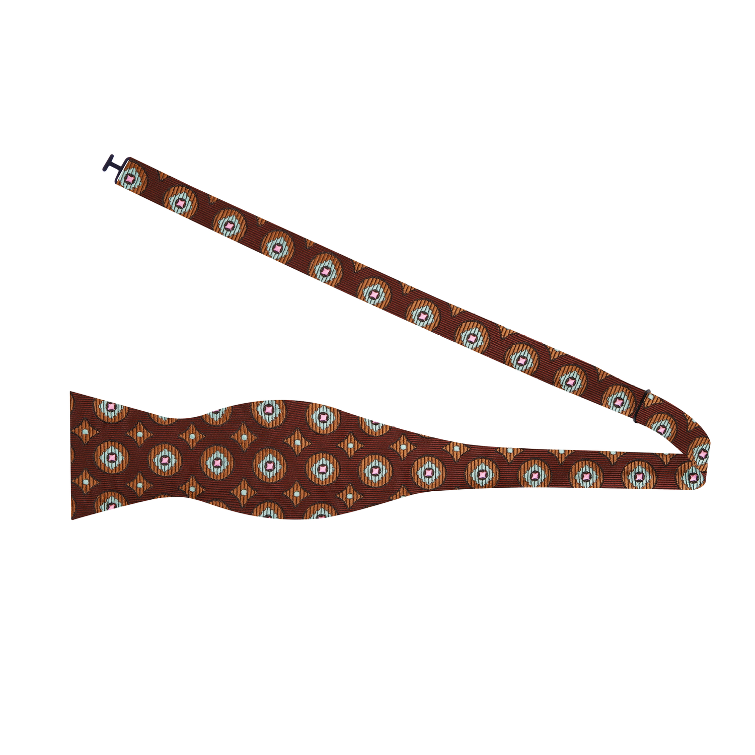 Brown Geometric Bow Tie 