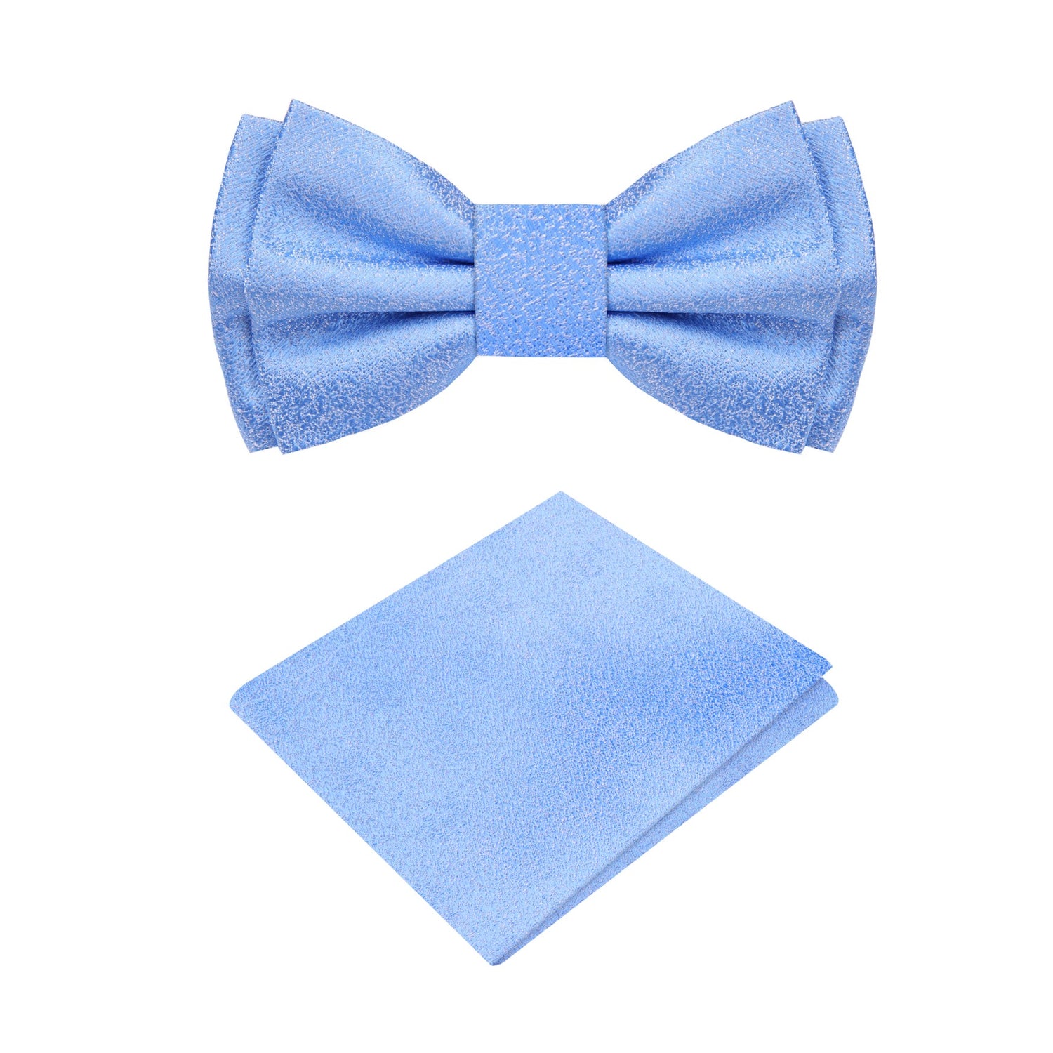Carolina Shimmer Bow Tie and Pocket Square