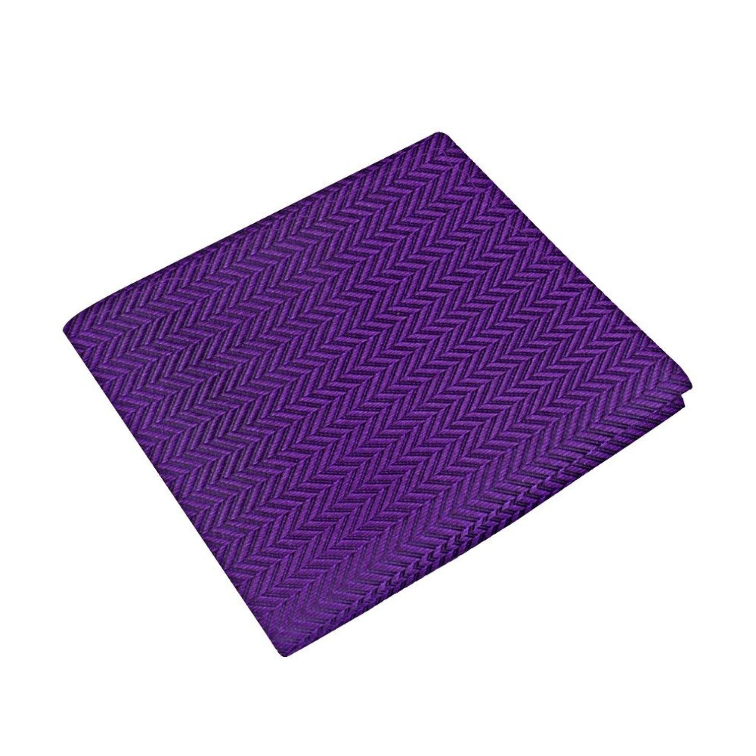 Deep Purple Solid Pocket Square