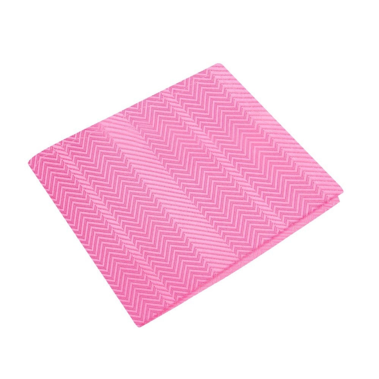 Real Pink Solid Pocket Square