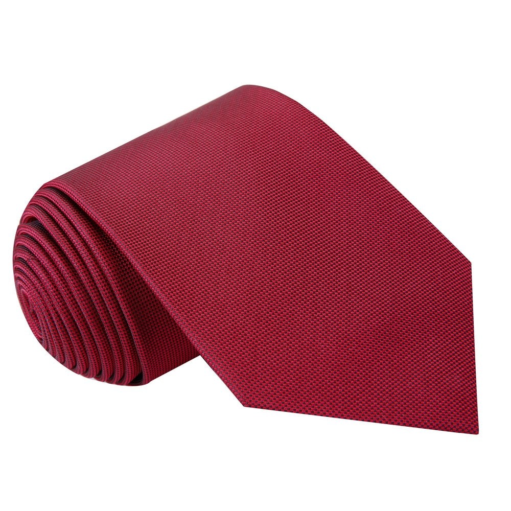 Solid Deep Red Tie