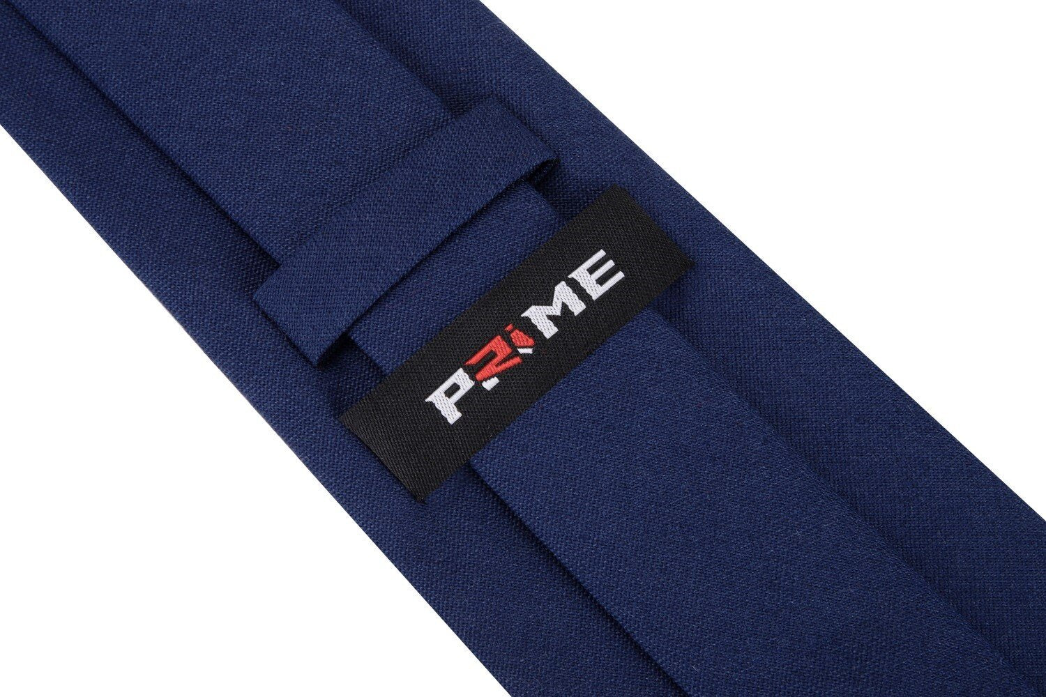 Dark Blue Linen Tie Keep