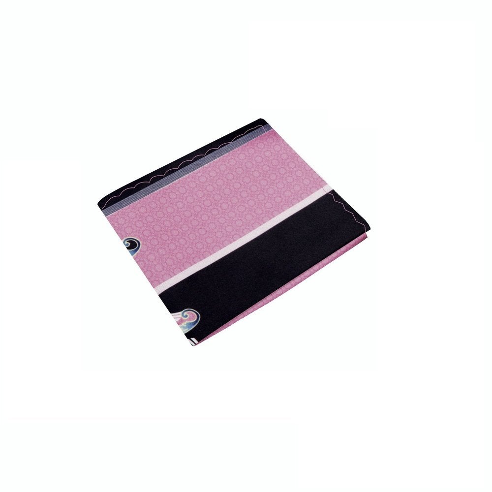 Coach PRIME Deion Sanders Pink Black Abstract Pocket Square