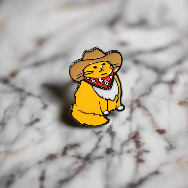 Cowboy Hat Lapel Pin