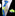 Lime Green, Blue and Off-white abstract paisley tie and square