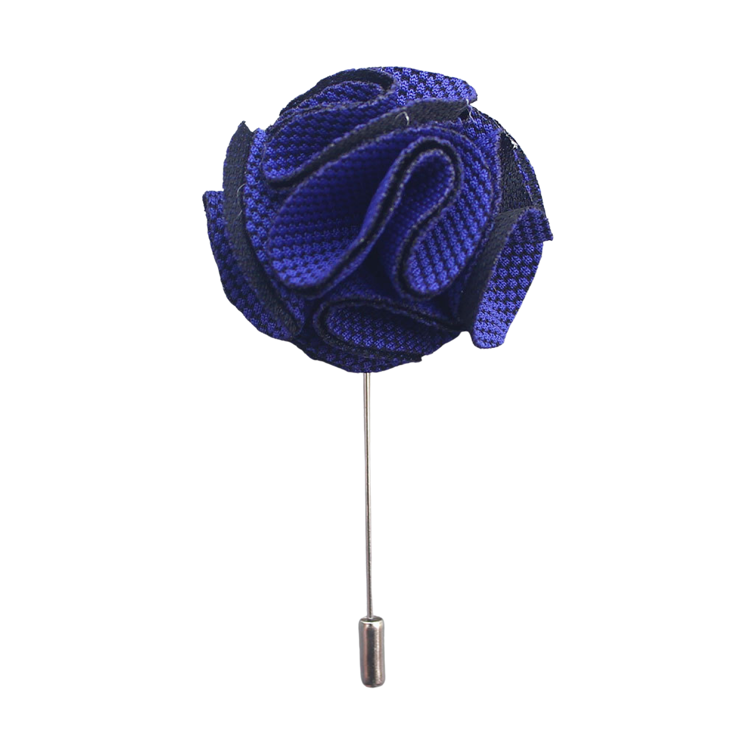 A Blue Textured Burst Lapel Pin||Blue