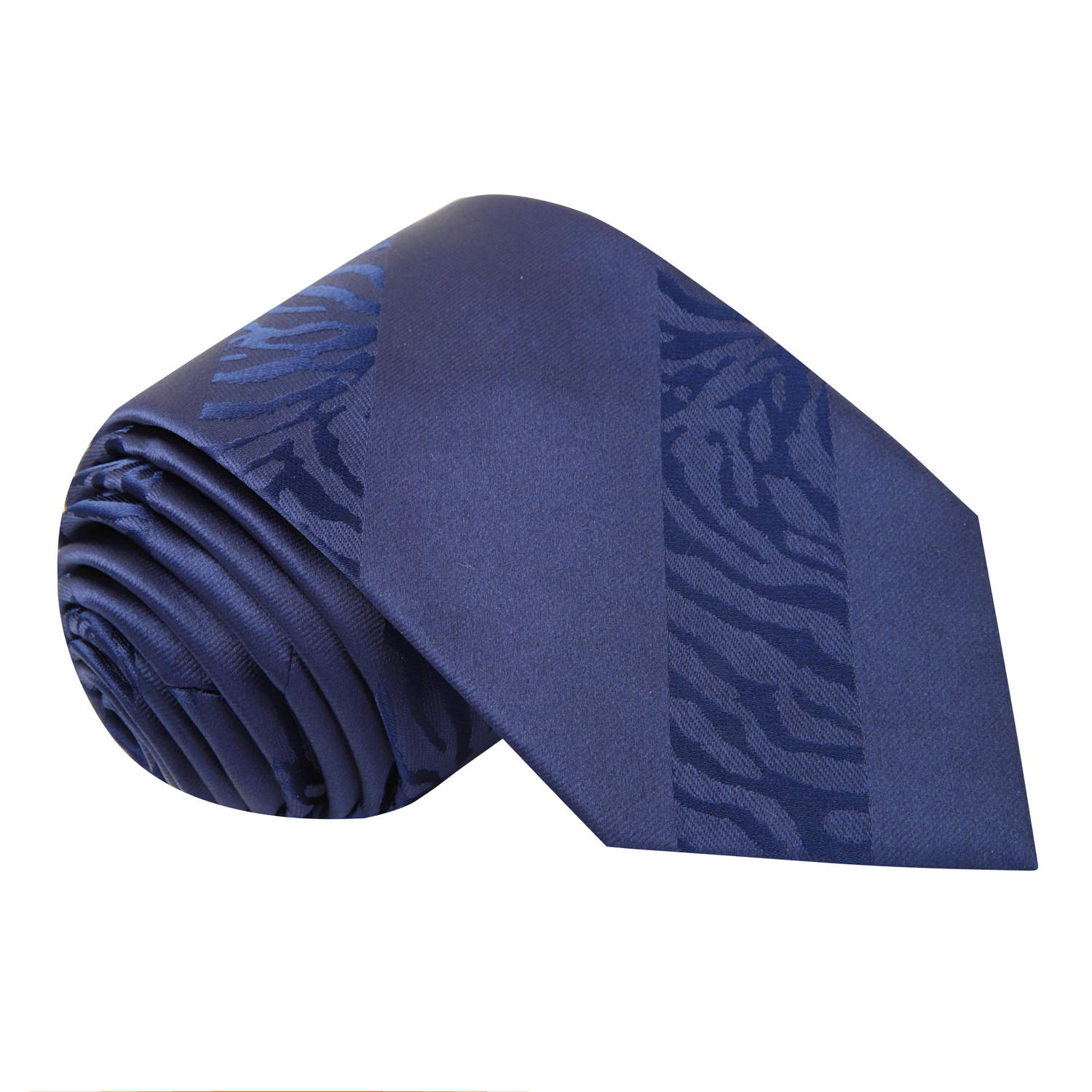 Dark Blue Tiger Tie  
