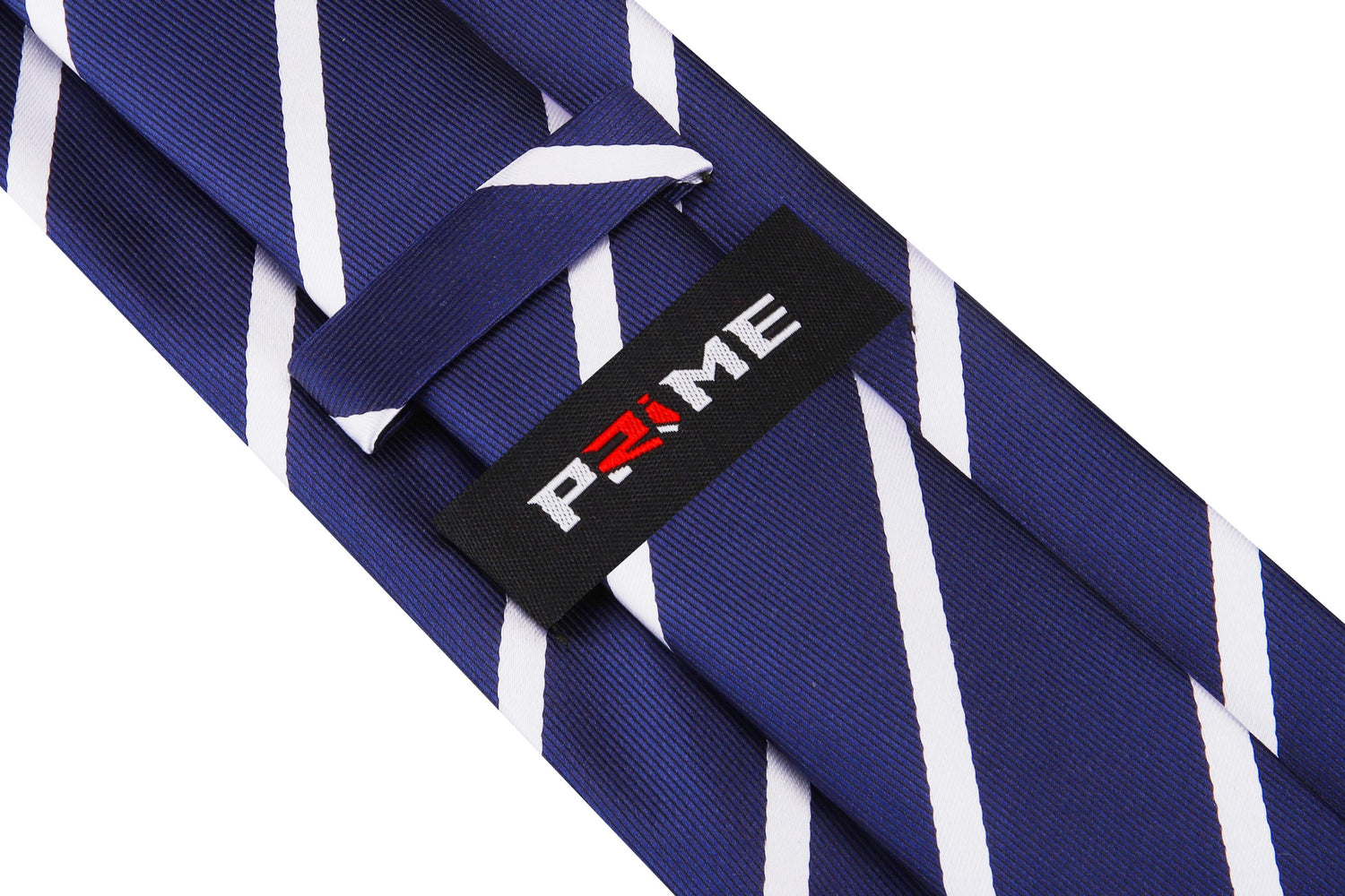 Blue with White Stripe Necktie Keep