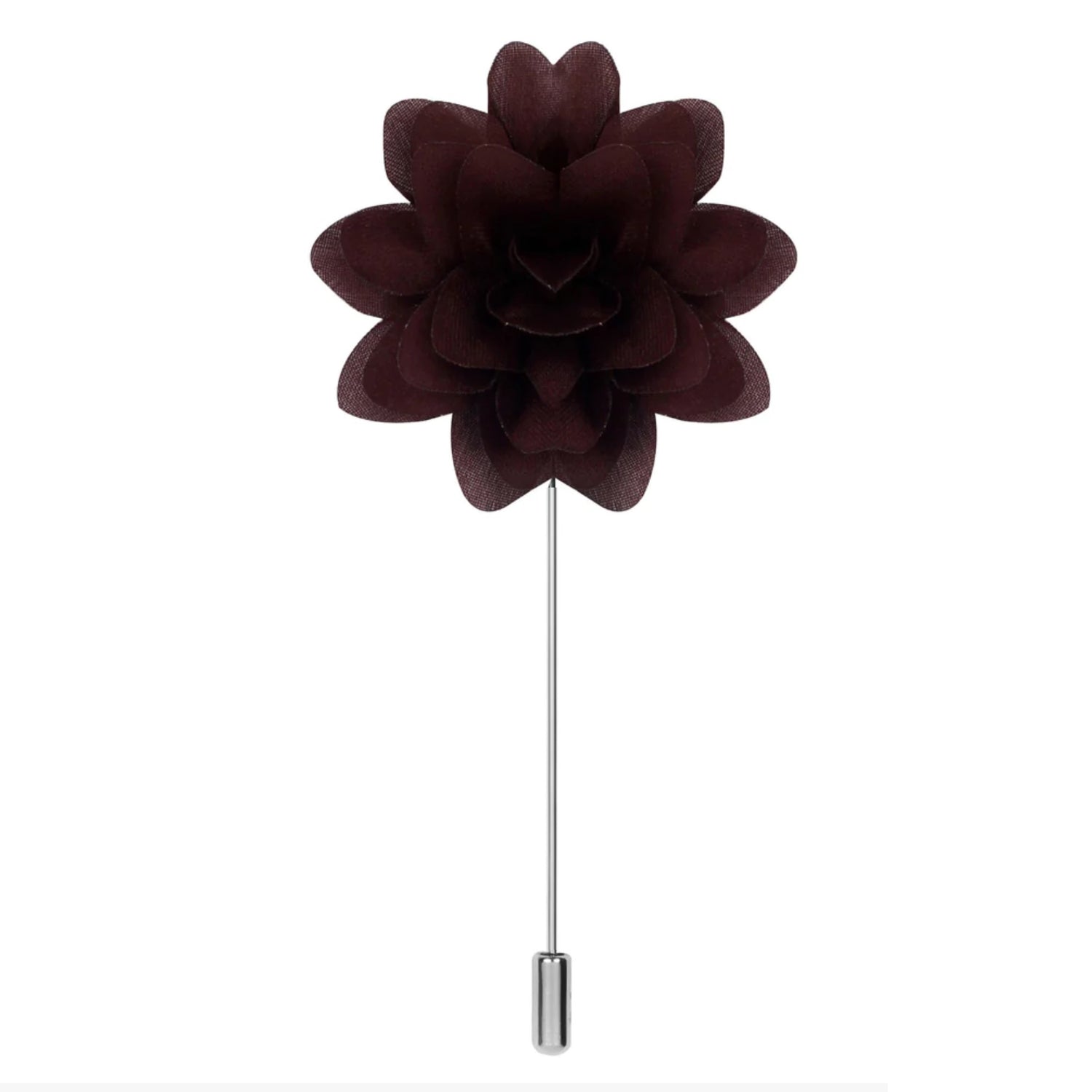 Main: A Brown Color Star Flower Shaped Lapel Pin||Brown