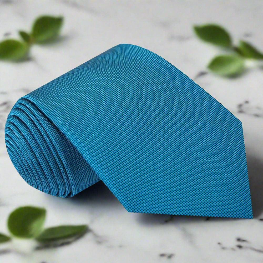 Solid Blue Tie