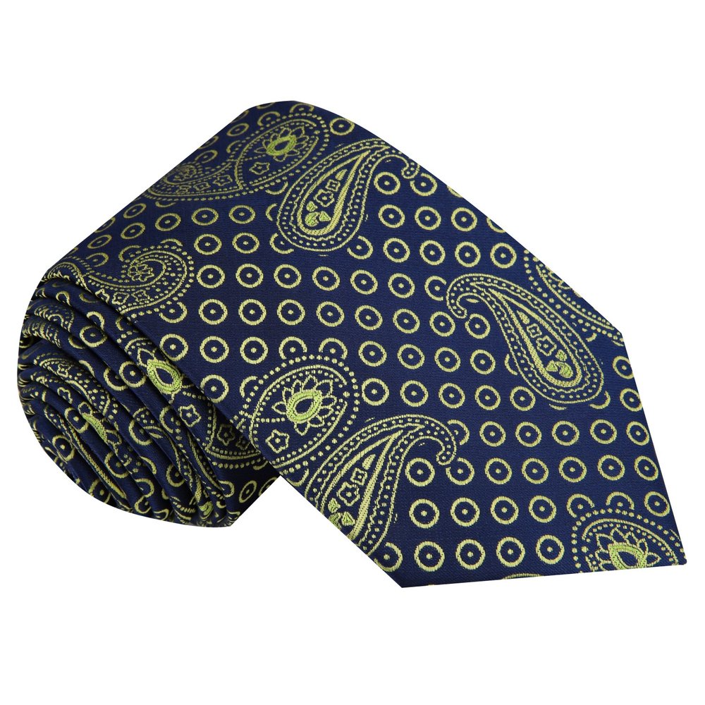 Deep Blue, Glow Dots and Paisley Tie