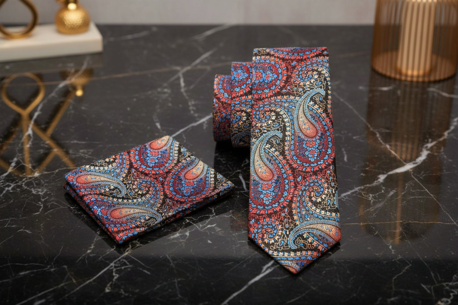 Glimmering Paisley Necktie glimmering-paisley-necktie