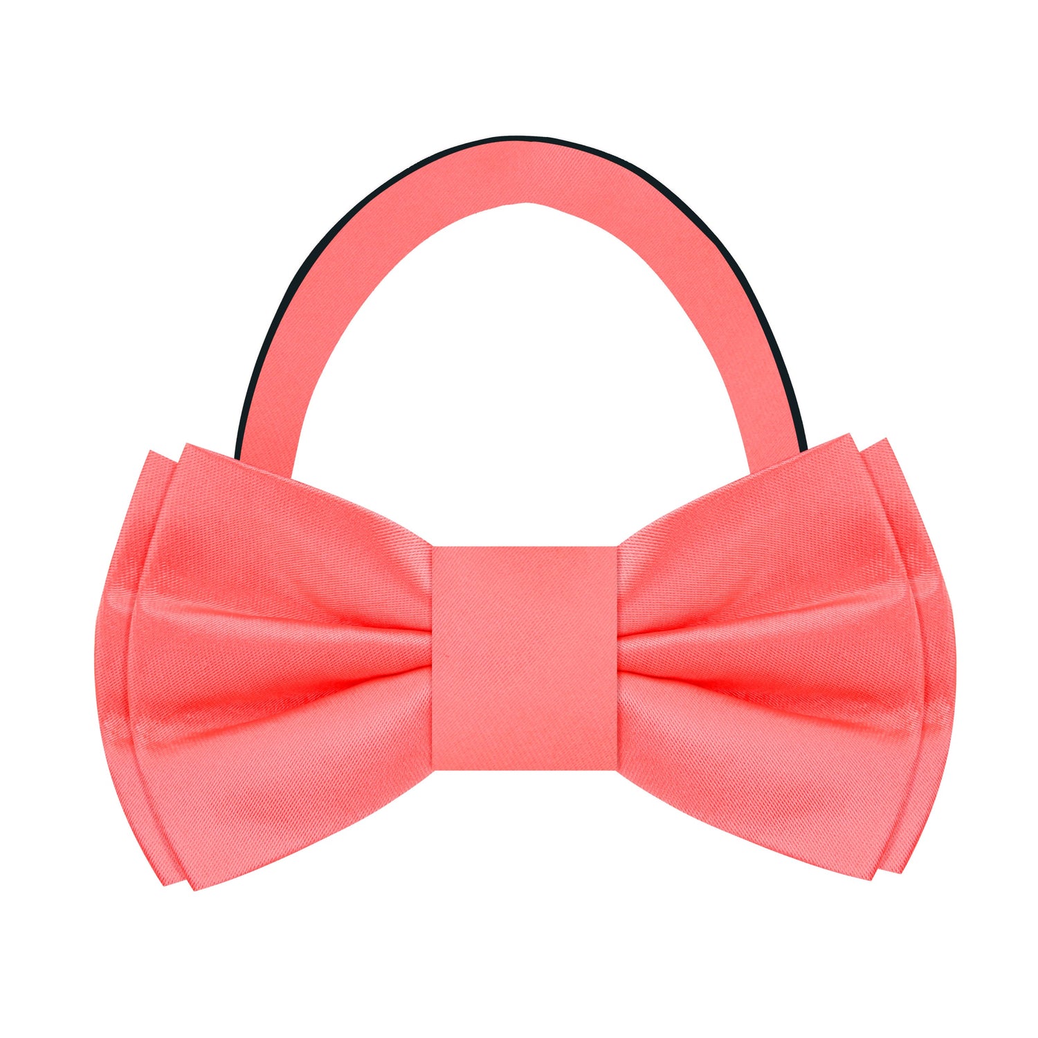 Lustrous Solid Bow Tie