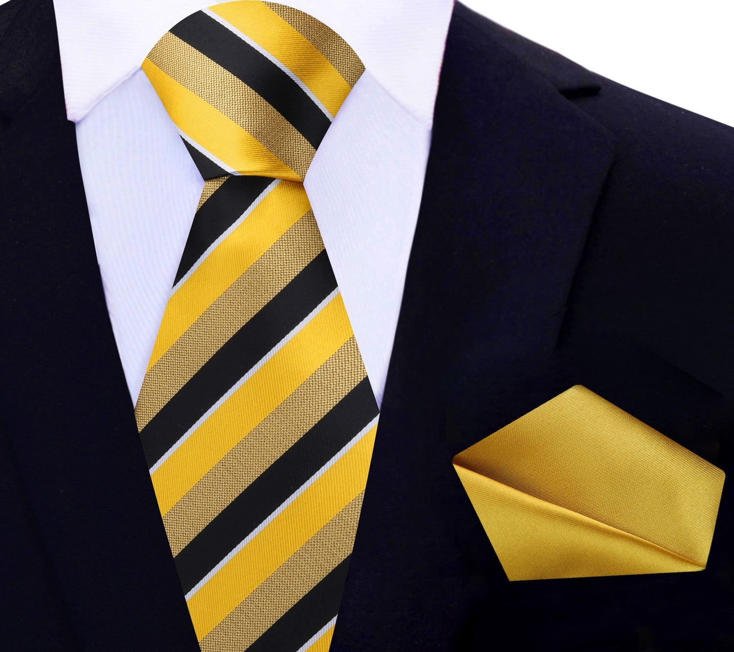 Golden Nightscape Stripe Necktie