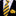 Golden Nightscape Stripe Necktie