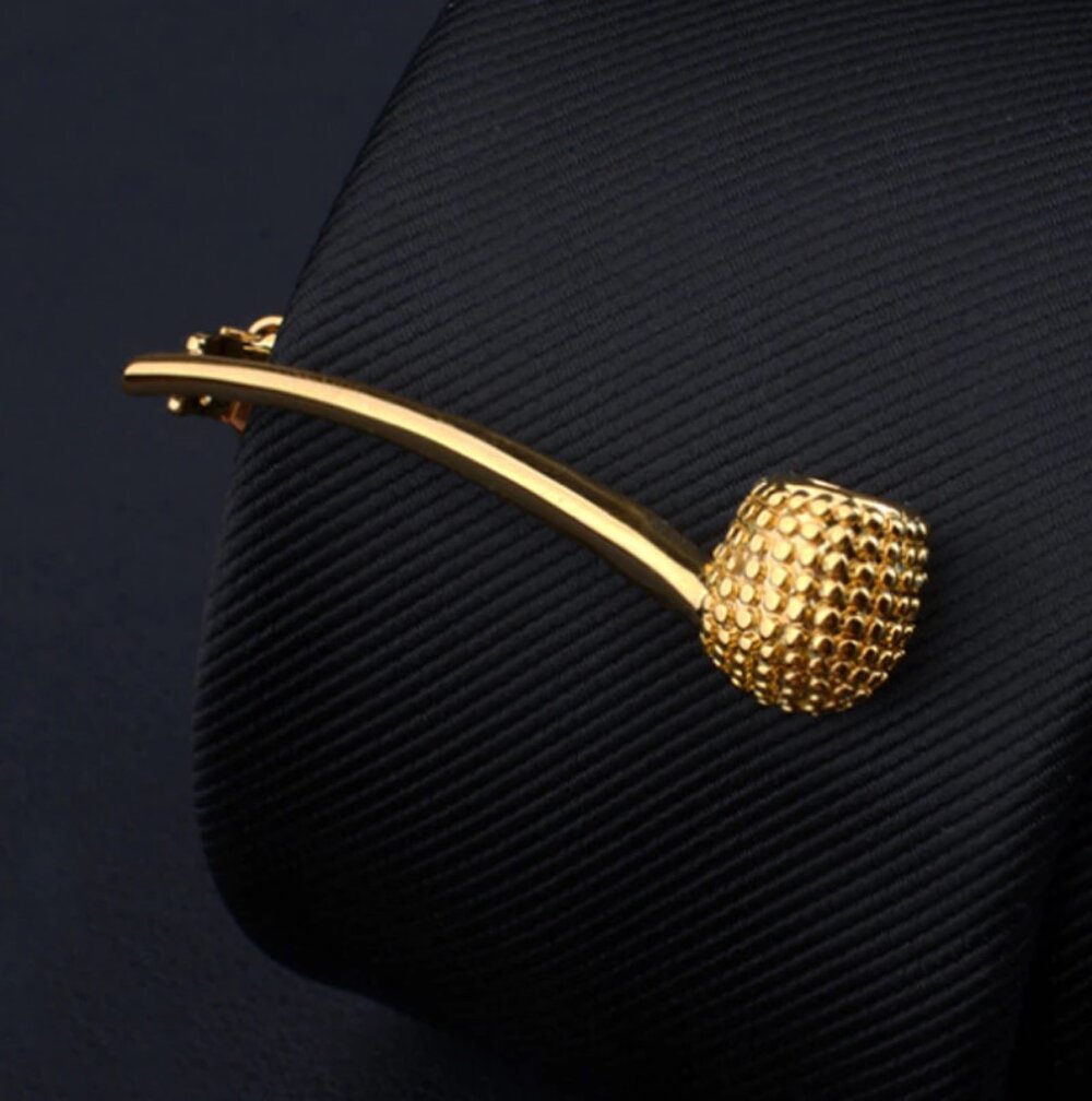 Golden Colored Pipe Tie Bar