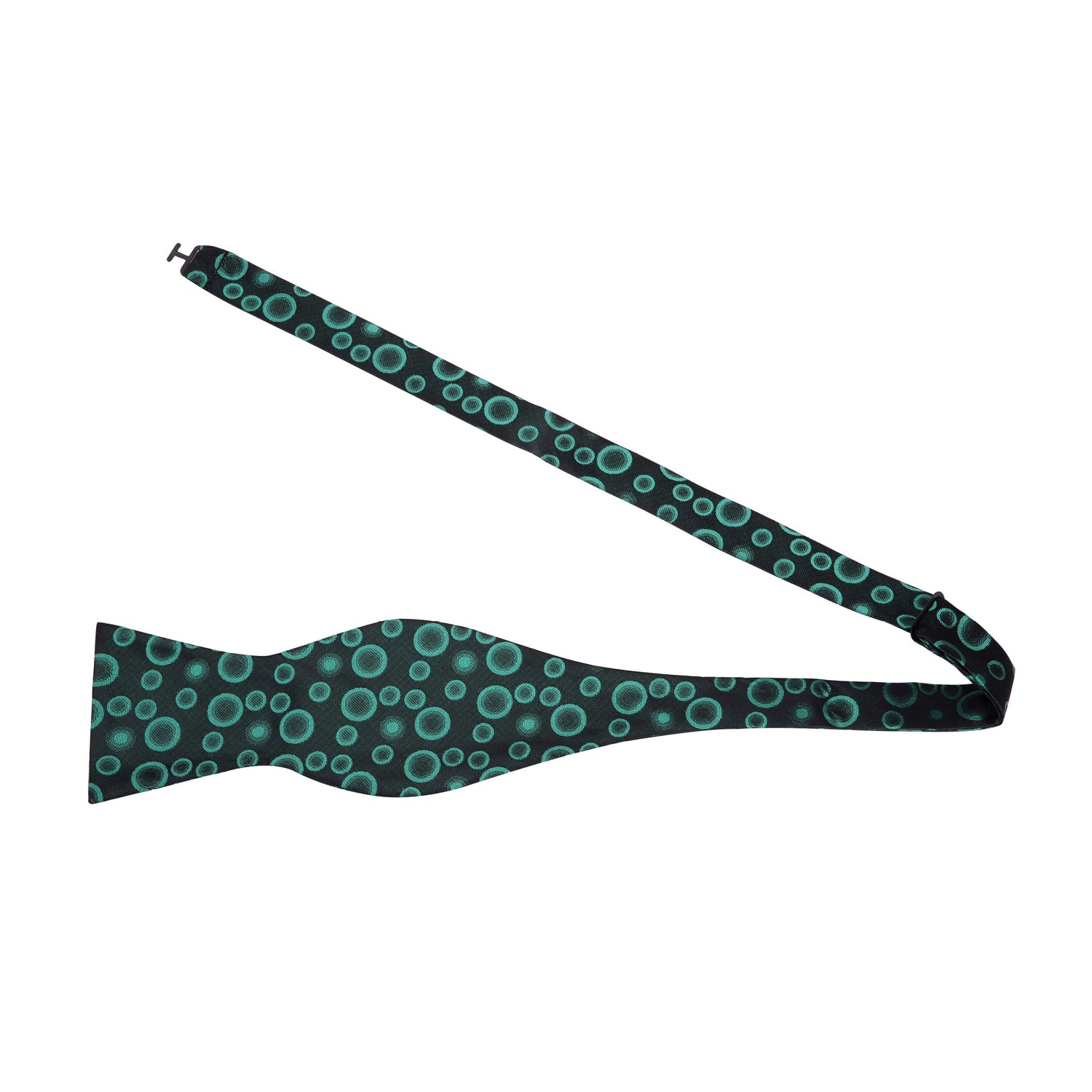 Green Polka Bow Tie Self-Tie