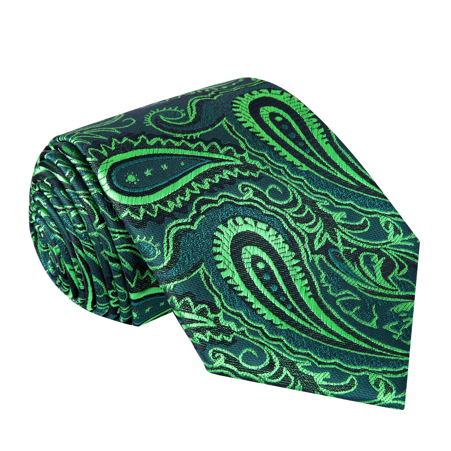 Green Paisley Canopy Tie 