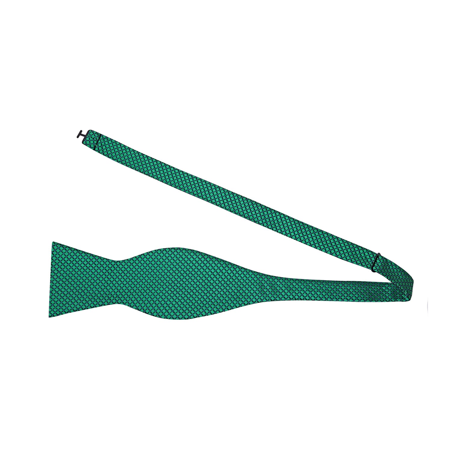 Self Tie: Green Geometric Bow Tie