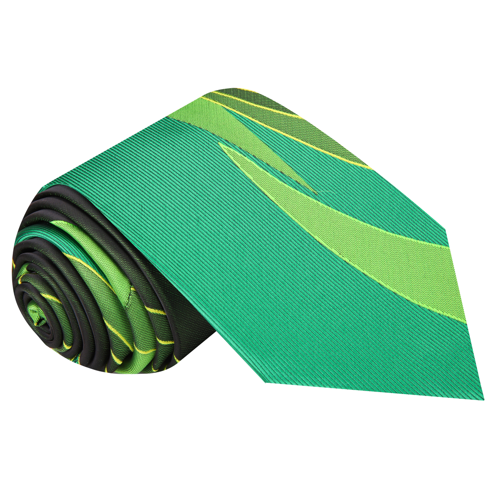 Green Abstract Tie 