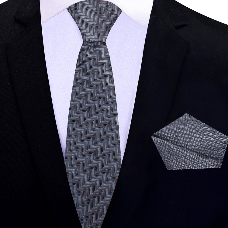 necktie for gray long sleeves