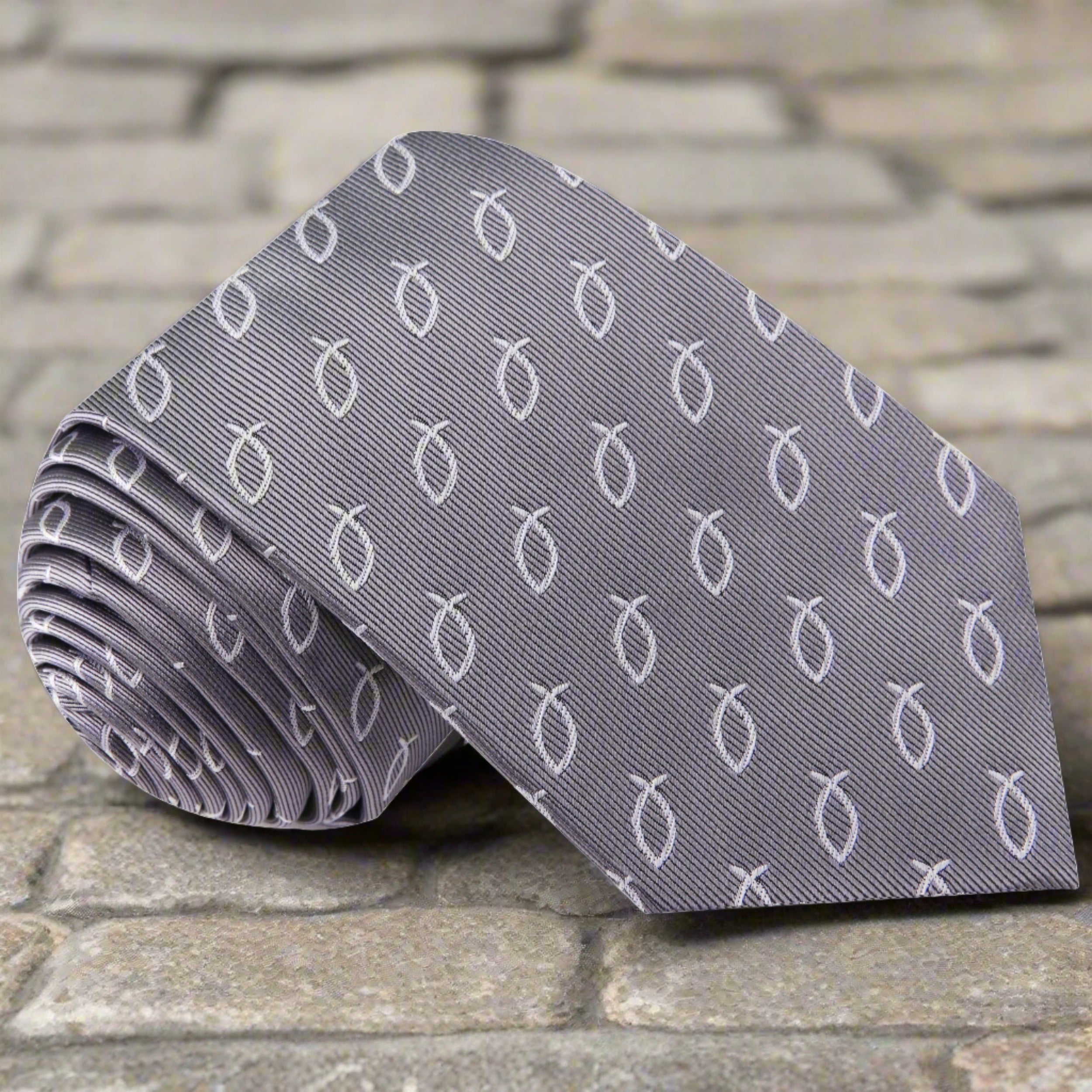 Supreme Necktie Regular (60) / Thin (2.5 inches) / Grey