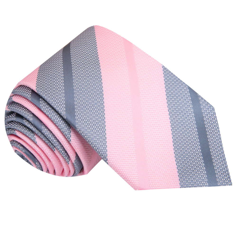 Smokey Teal, Pink Tie||Pink