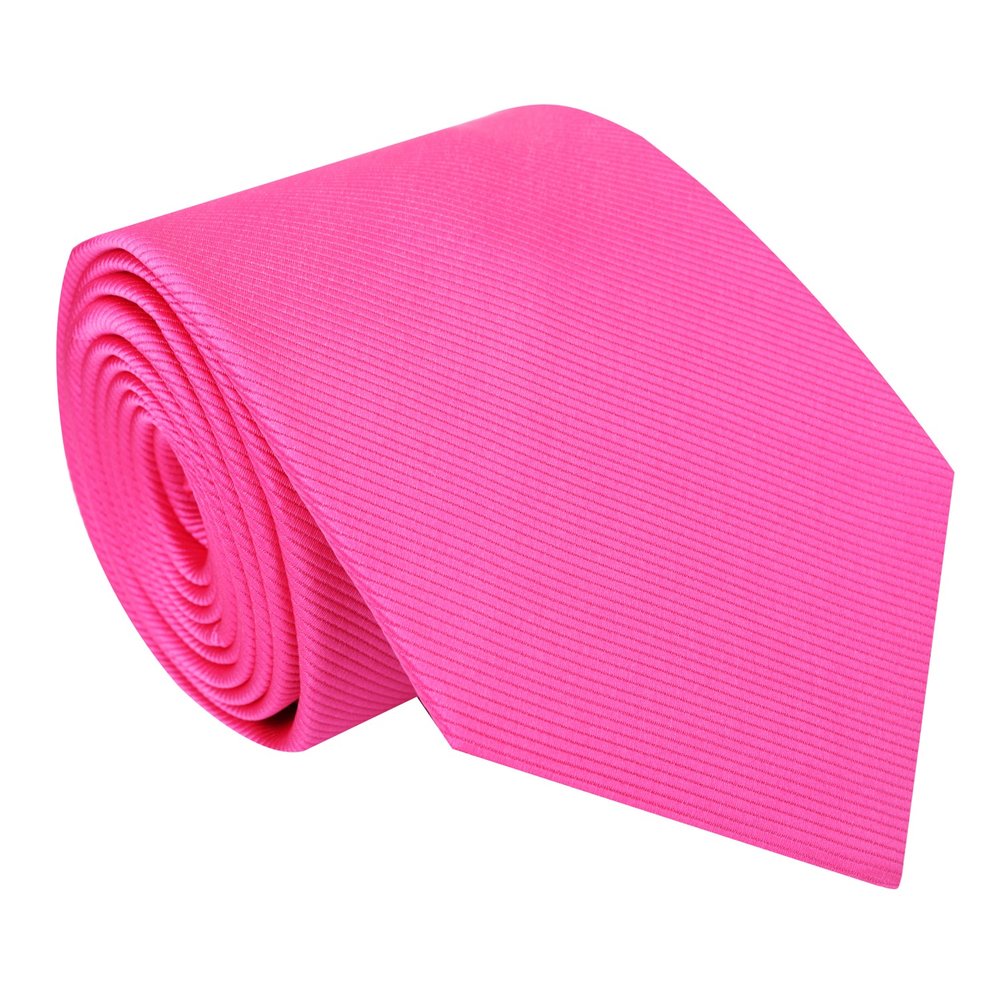 A Solid Pink Colored Silk Necktie ||Pink