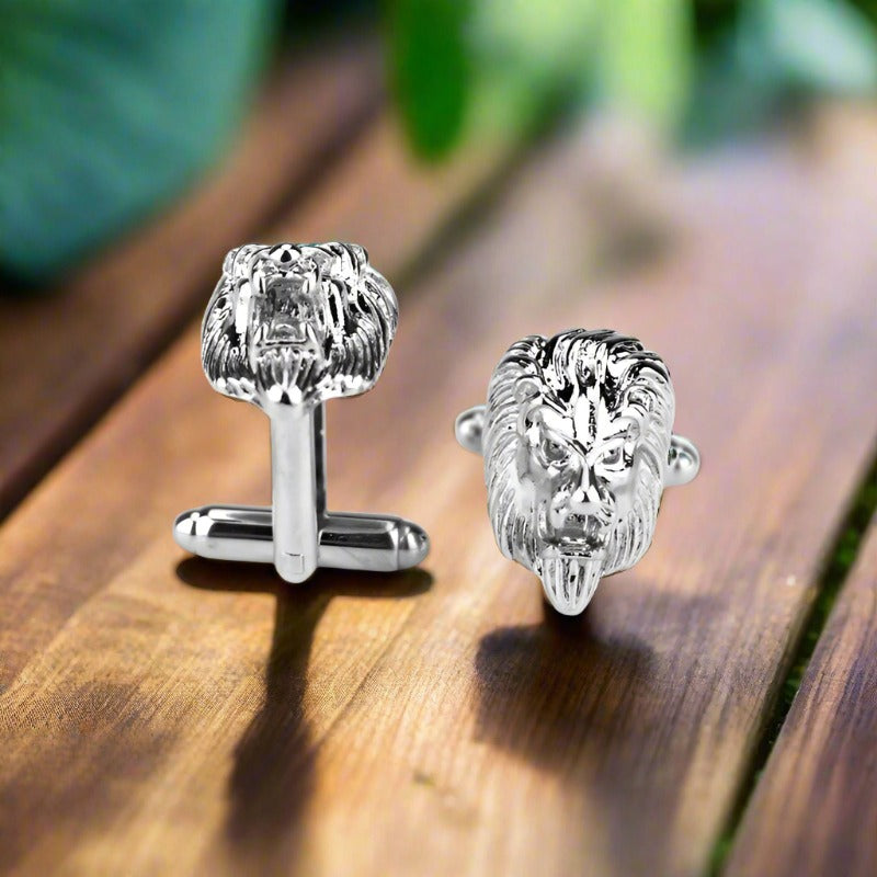 Lion Head Cuff-links