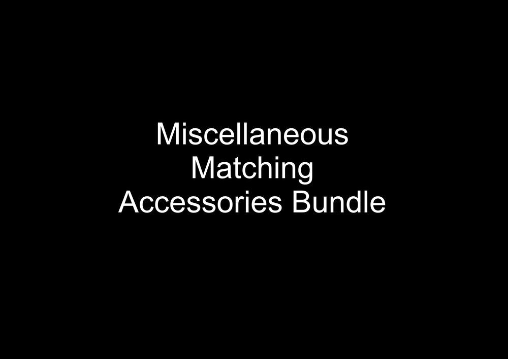 Miscellaneous Matching Accessories Bundle