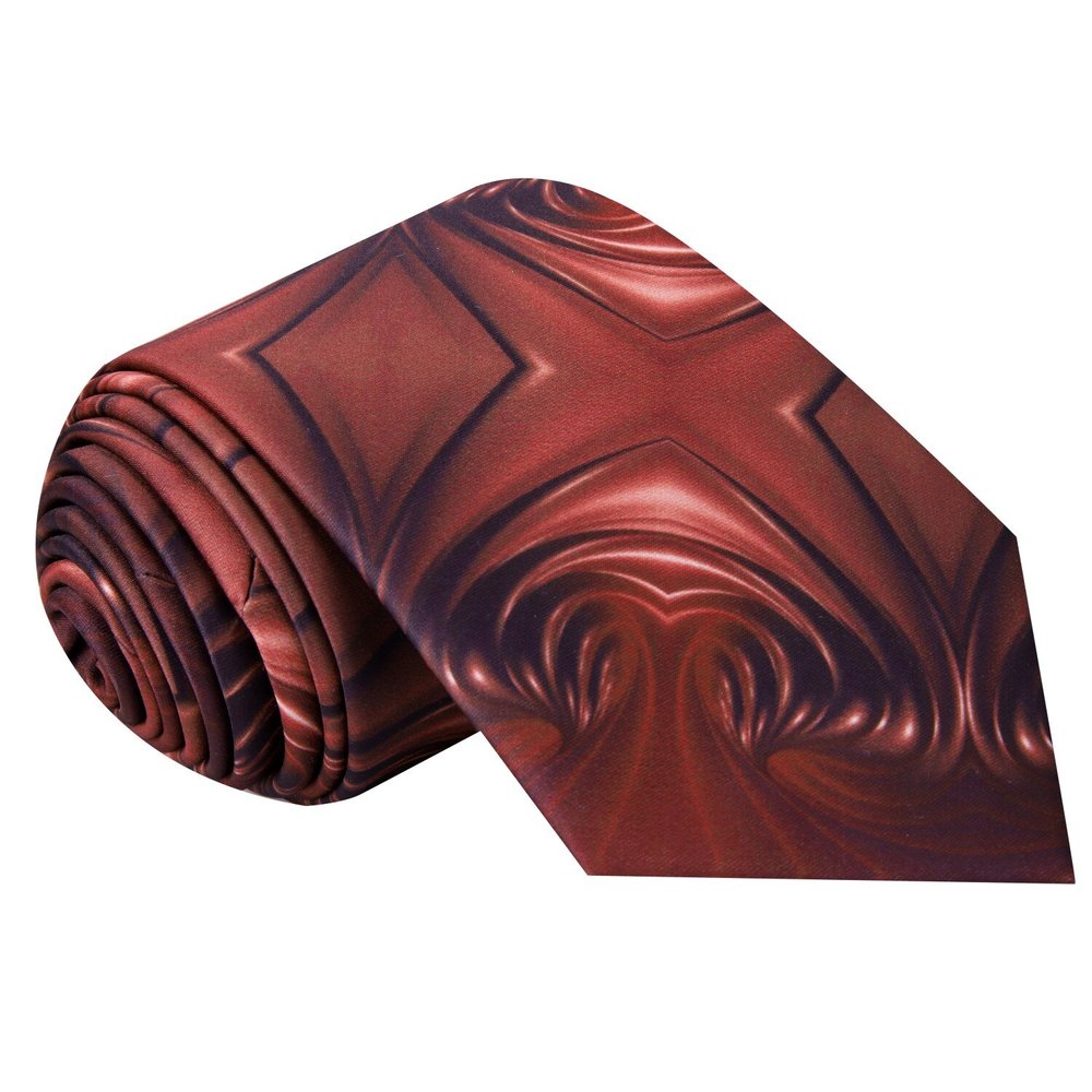 Silky Smooth Chocolate Swirl Tie