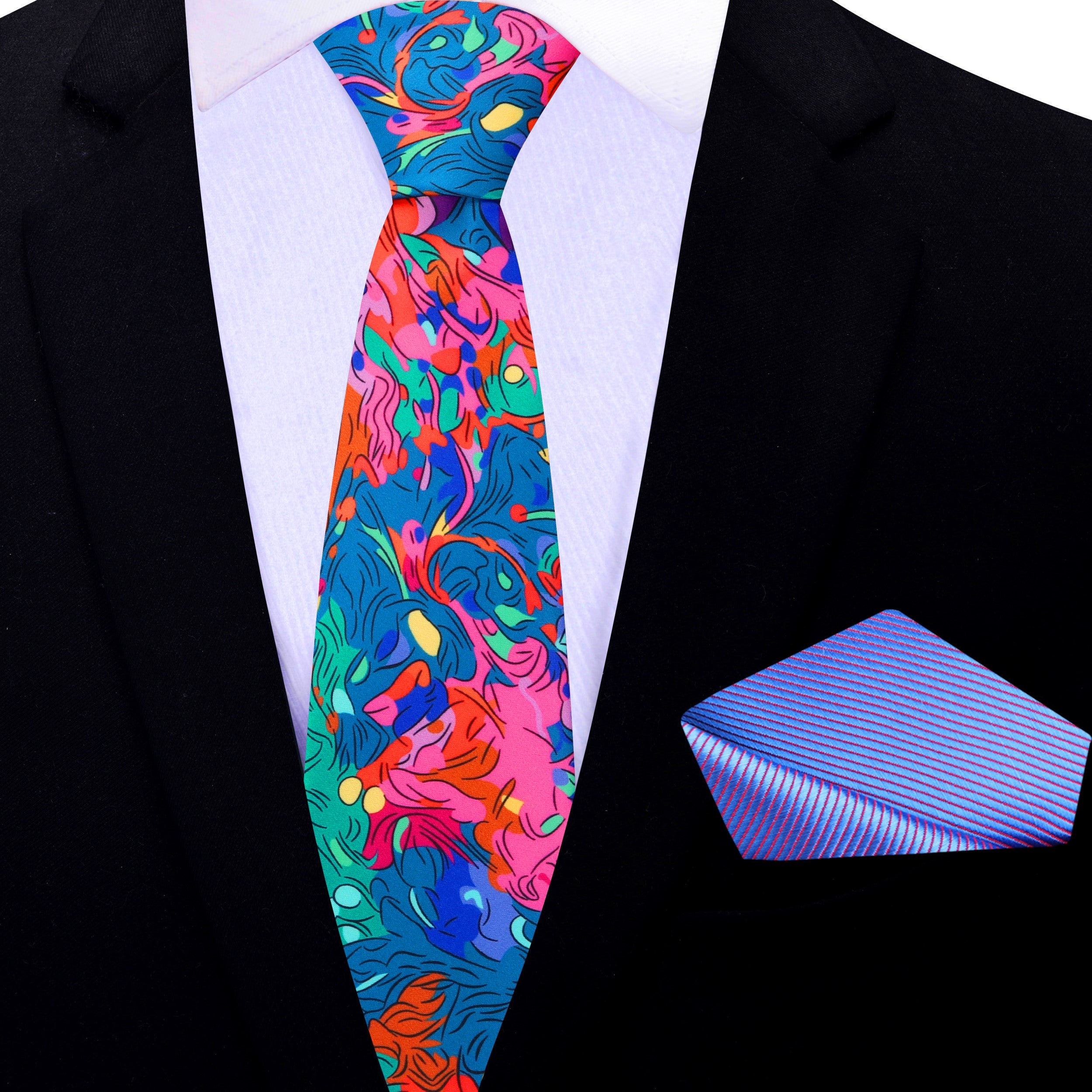 The Artisan Mosaic Abstract Necktie