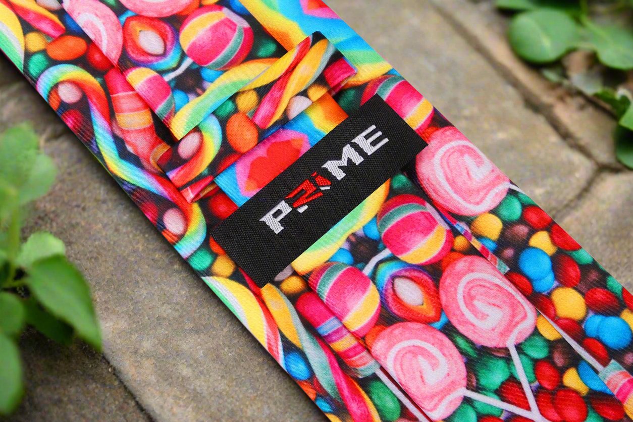  Multiple Bright Colors Candy Pattern Silk Necktie Keep