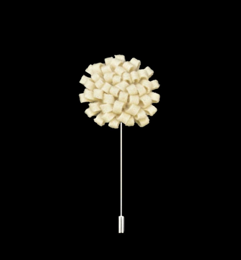 A Off white Knit Burst Lapel Pin||Off-White