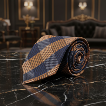 Baylor Plaid Necktie