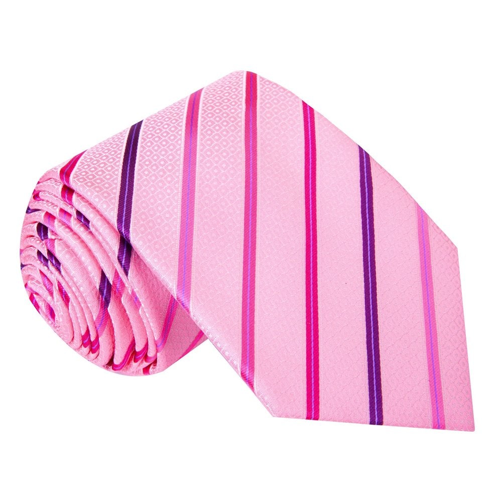 Pink Stripe Tie