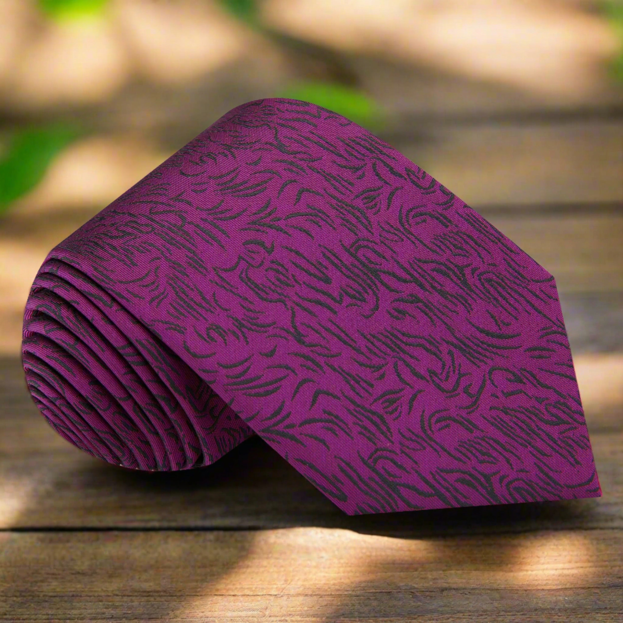 Eternal Purple Abstract Necktie