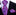 A Purple, Blue Color Paisley Pattern Silk Necktie, Matching Pocket Square