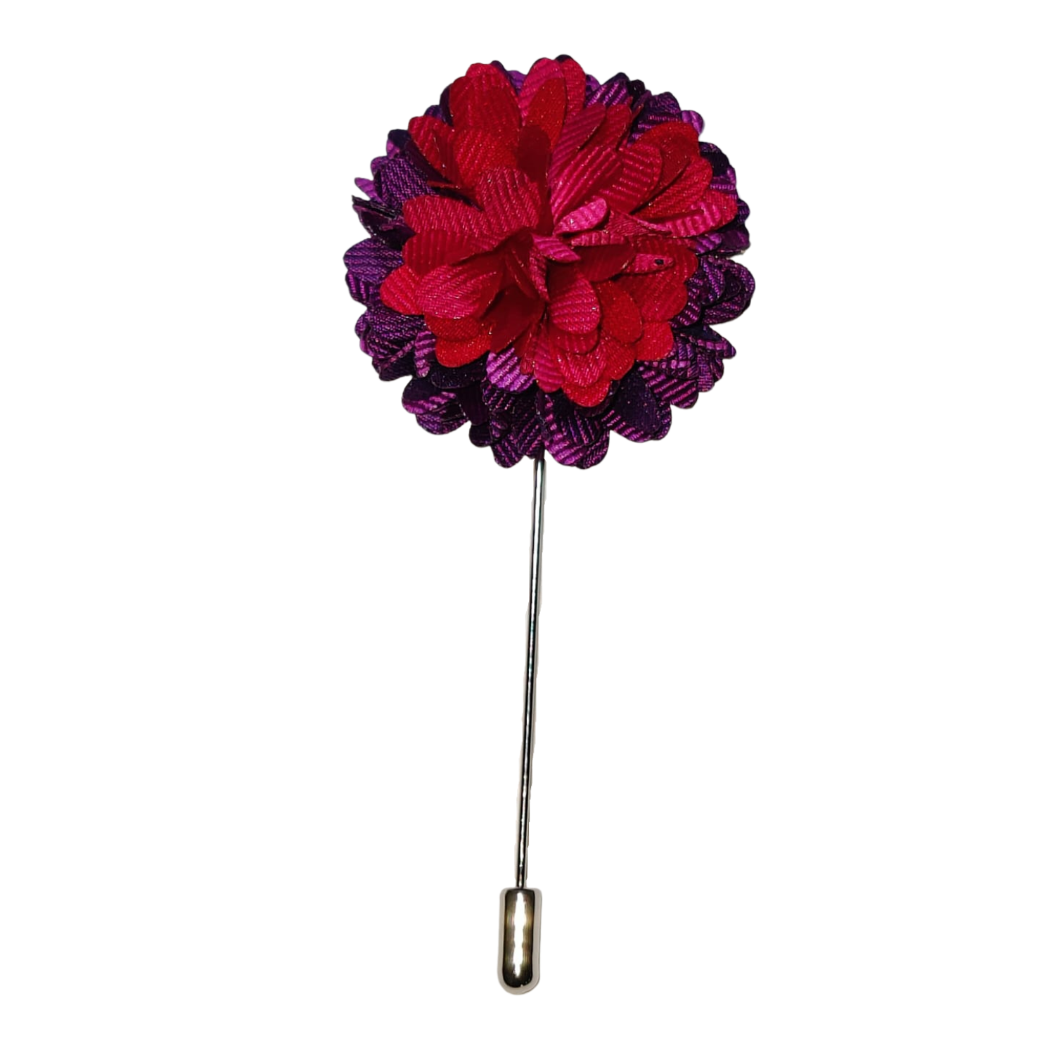 Purple/Red Blossom Lapel Pin