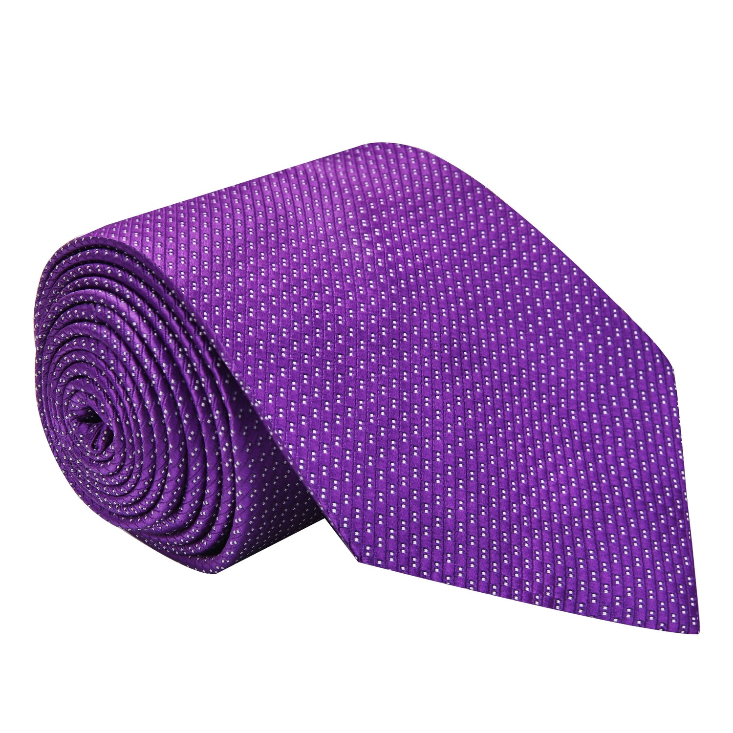 Purple with White Dots Tie 