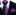 A Black, Purple Geometric Lined Pattern Silk Necktie, Solid Purple Pocket Square||Black, Deep Purple, Brown Gold