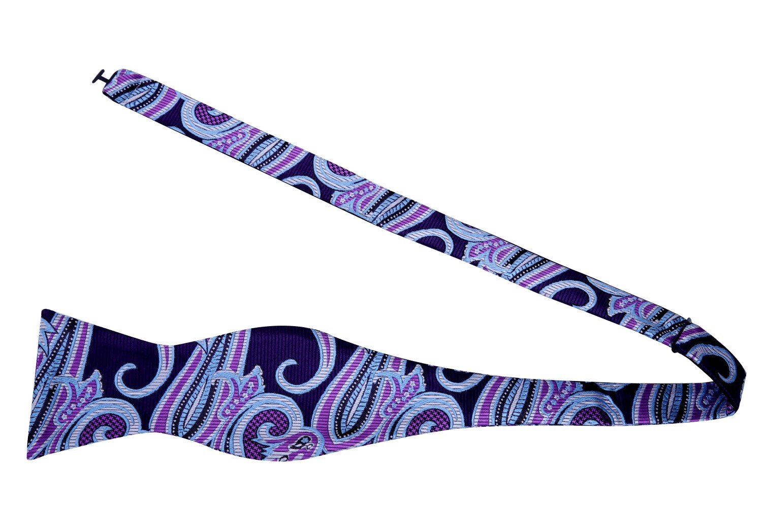 Untied: Purple Paisley Bow Tie