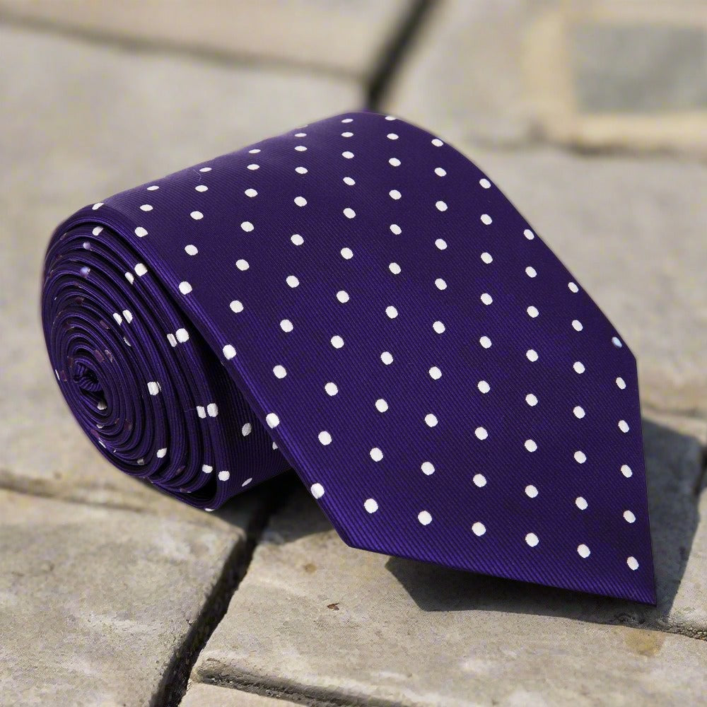 Tie Couture: Purples Purpose Polka shops Dots #101