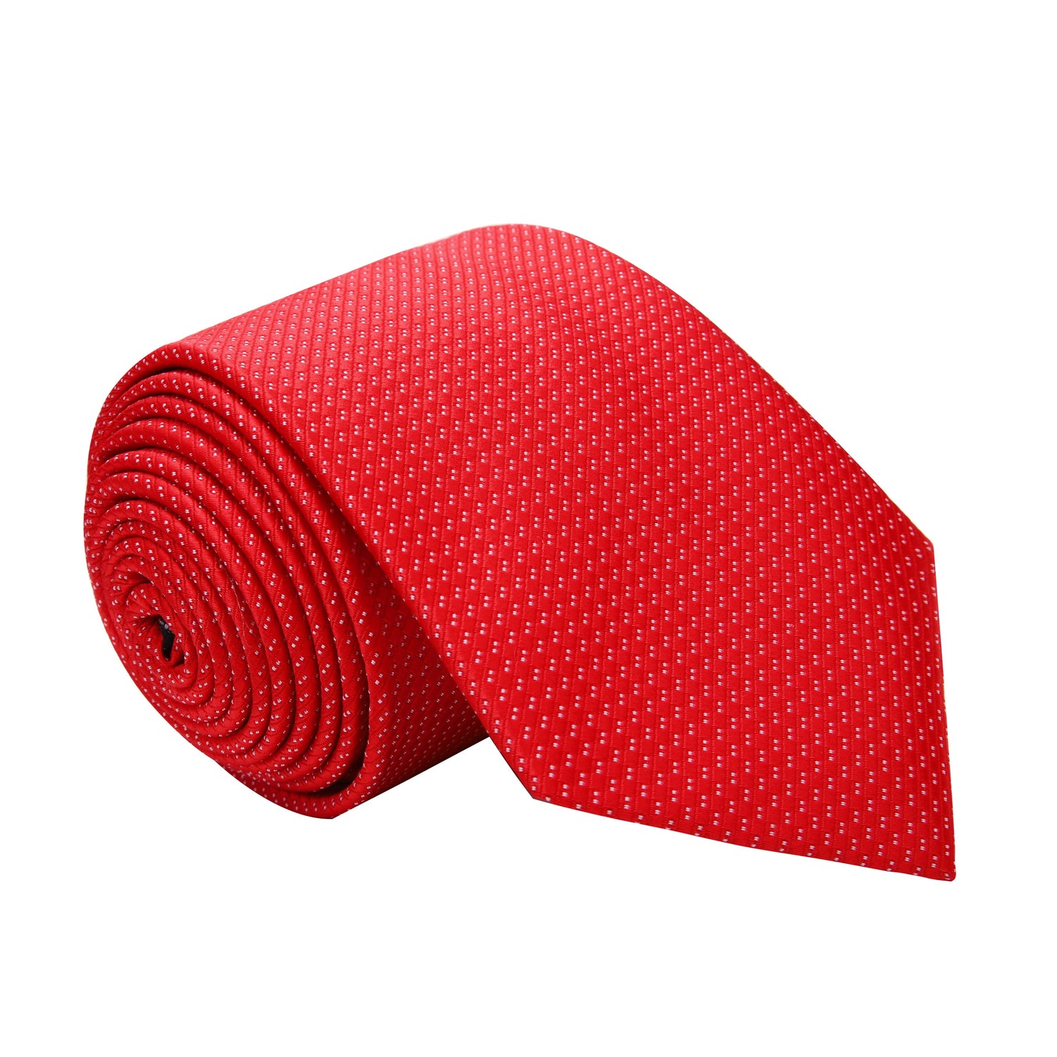 Red with White Dots Tie  
