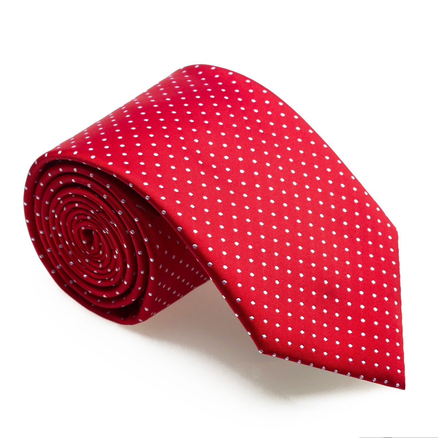 Red, White Polk Tie